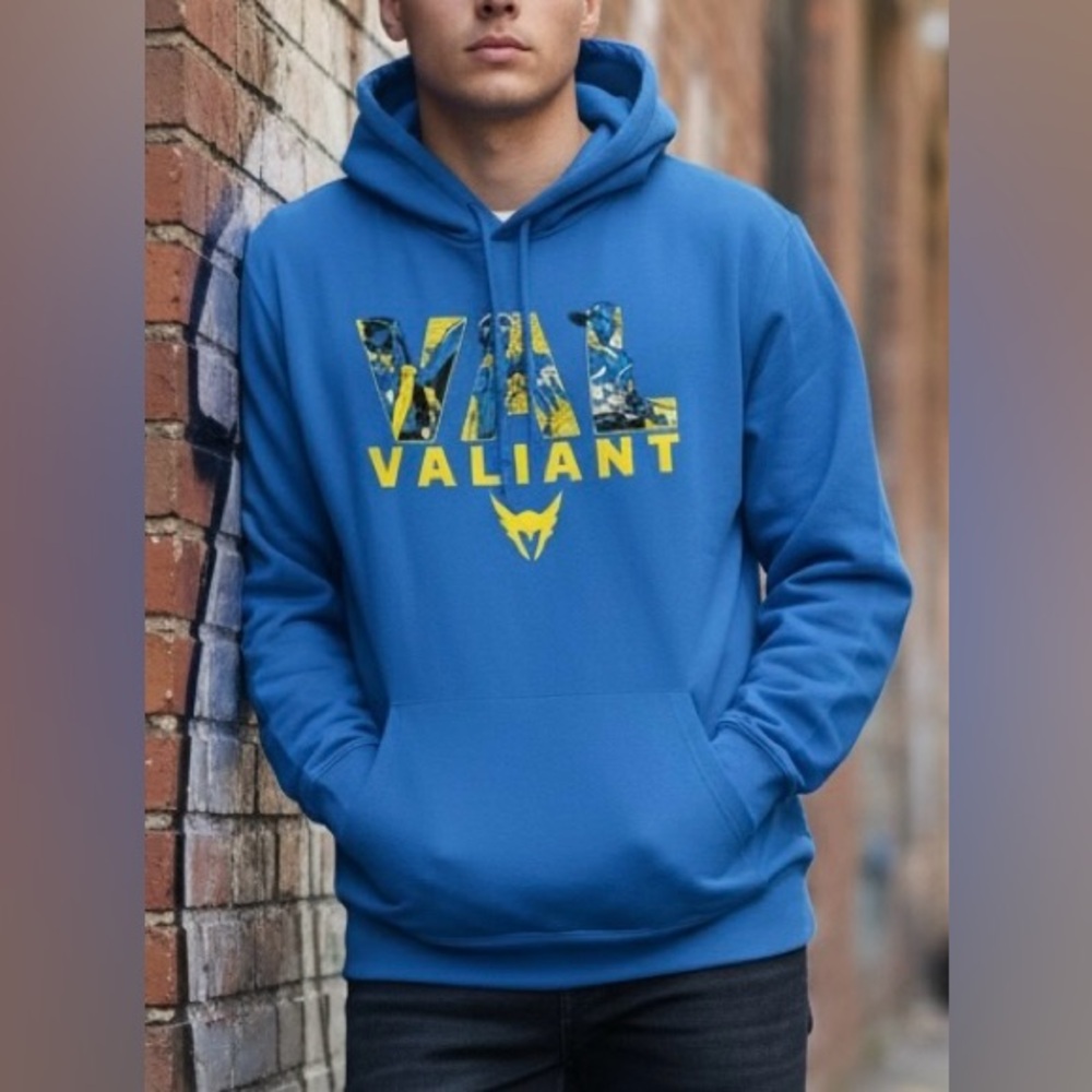 Fanatics Los Angeles Valiant owl city hero Pullover Hoodie blue men’s size XXL